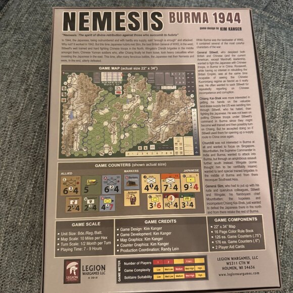 Nemesis: Burma 1944 (open, unpunched) LWG-1801 - Picture 6 of 13